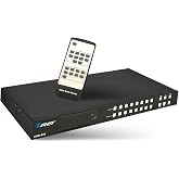 OREI 8x8 HDMI Matrix Switch &ndash; 4K@60Hz Audio Extraction, EDID, ARC, HDCP 2.2 | 8x8 HDMI Matrix Switch, 4K60, 18Gbps, ARC, 4K Downscaler, Analog &amp; Coax Audio Extraction, EDID, HDR