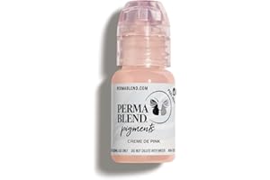 Perma Blend - Creme de Pink - Light Pink Lip Blush Tattoo Ink - Pigment-Based - Bottle - 0.5 oz