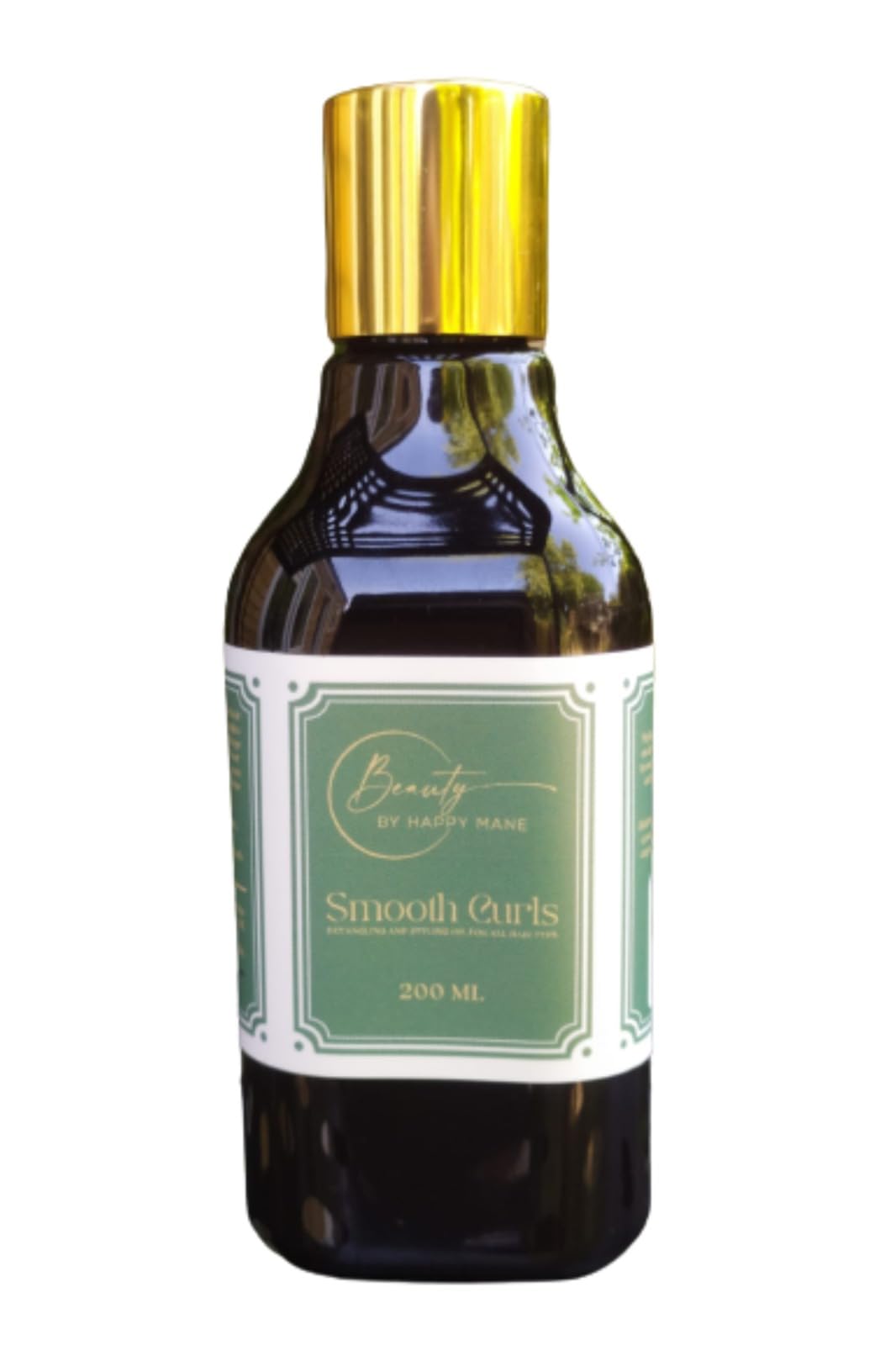 Smooth curls by Happy Mane hair growth oil with Rosemary, Avocado, grapeseed oil - Natural Detangler for Curly & Afro Hair, Enhances Shine, Strength - For Men & Women, kids - 7.03 Oz / 200ml