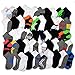 TeeHee Socks 50 Pairs Various Sample Socks Value Pack (Kids 6-8 Years)