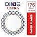 Dixie Ultra Disposable Paper Plates, 10-1/16 in. Dinner Size, Printed, 176 Count
