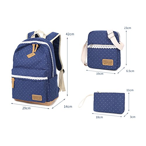 Abshoo Canvas Lightweight Bookbag Set Dot Cute School Backpacks Girls | Desertcart Gambia Abshoo Canvas Lightweight Bookbag Set Dot Cute School Backpacks Girls | Desertcart Gambia