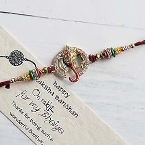 Amazon.com: Rakhi for Brother Rakhee Thread Bracelet for