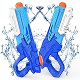 Kiztoys Water Gun Toy for Kids, Powerful Water Pistol with 600ML Moisture Capaci