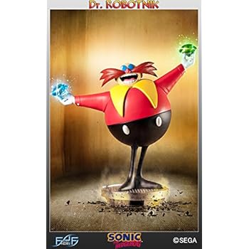 Amazon.com: First 4 Figures Sonic The Hedgehog: Dr. Robotnik Classic Ver. 22&quot; Statue: Toys &amp; Games