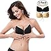 SHANYA Strapless Backless Invisible Adhesive Wing Shaped Push-up Bras (pair of 2,B/C)