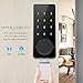 AKASO Smart Lock, Smart Electronic Door Lock APP Code Touch Screen Keypad Deadbolt Entrance Smart Electronic Digital Door Lock with Key Remote Keypad for Home Hotels Apartment