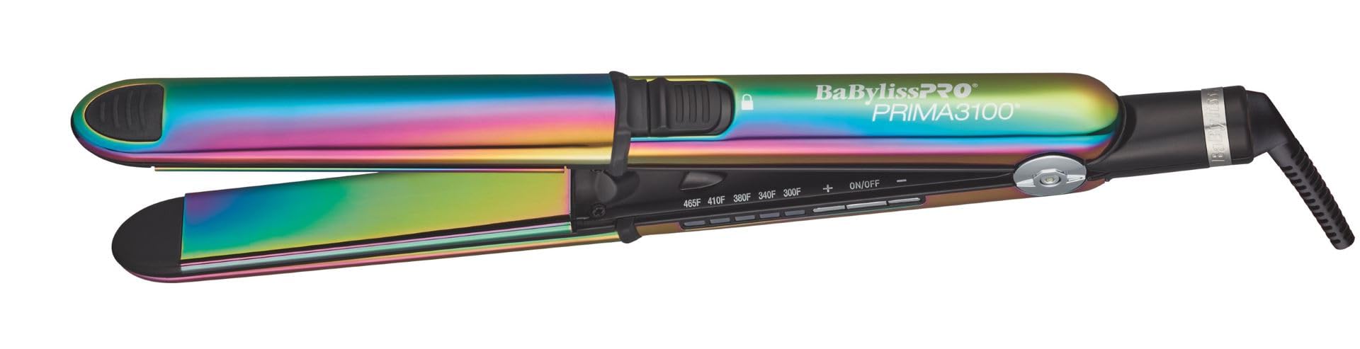 Photo 1 of BaBylissPRO Nano Titanium Flat Iron Hair Straightener, 1" Prima Iconic Hair Straightener Iron & Curling Iron for Professional Salon Results and All Hair Types
