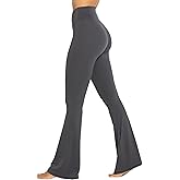 Sunzel Womens Flare Leggings No Front Seam Flare Yoga Pants with Tummy Control Crossover High Waist - 28" / 30" / 32" / 34"