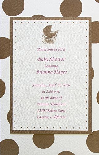 Birthday Invitations - Baby Shower Invitations - 1st Birthday Invitations - Bridal Shower Invitations - 15 in a Pack with envelopes!