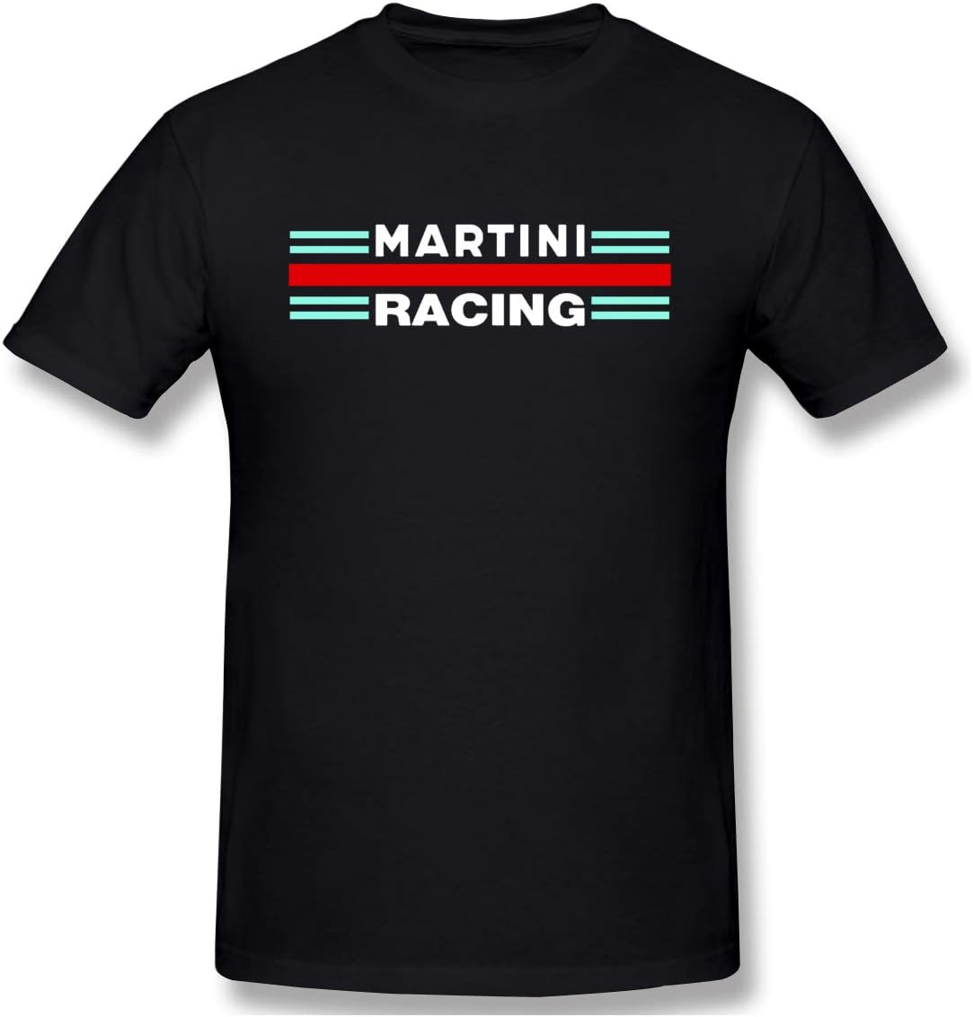 Pekivide Men Martini Racing Comfortable Black Shirts