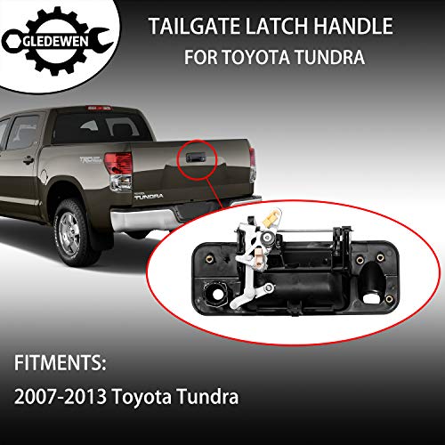 image for Gledewen Tailgate Handle Liftgate Latch Handle with Rear Camera Hole |