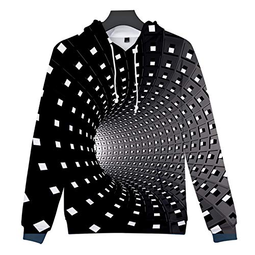 SanDish Unisex Hoodies 3D Print Pullover Hooded Sweatshirt Hoodies with Big Pockets