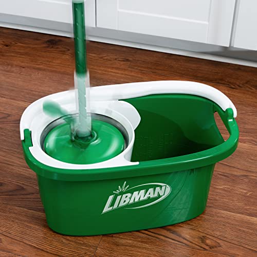 Libman Tornado Spin Mop System Plus 1 Refill Head Total Mopping