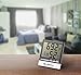 Humidity Monitor by Elroal - Digital indoor Hygrometer - Thermometer - Alarm Clock with LCD Display - Temperature Gauge Humidity Meter for Home or Greenhouse, Basement or Office