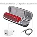 Hard Case for Ultimate Ears UE BOOM 2/UE BOOM 1 Wireless Bluetooth Portable Speaker. Fits USB Cable and Wall Charger