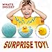 Bath Bombs For Kids With Surprises Inside - 6 5.5oz Fun, Safe and Kids Friendly Bath Fizzies - 6 Pack in safe Egg Carton with Free E-ArtBook- Handmade in USA
