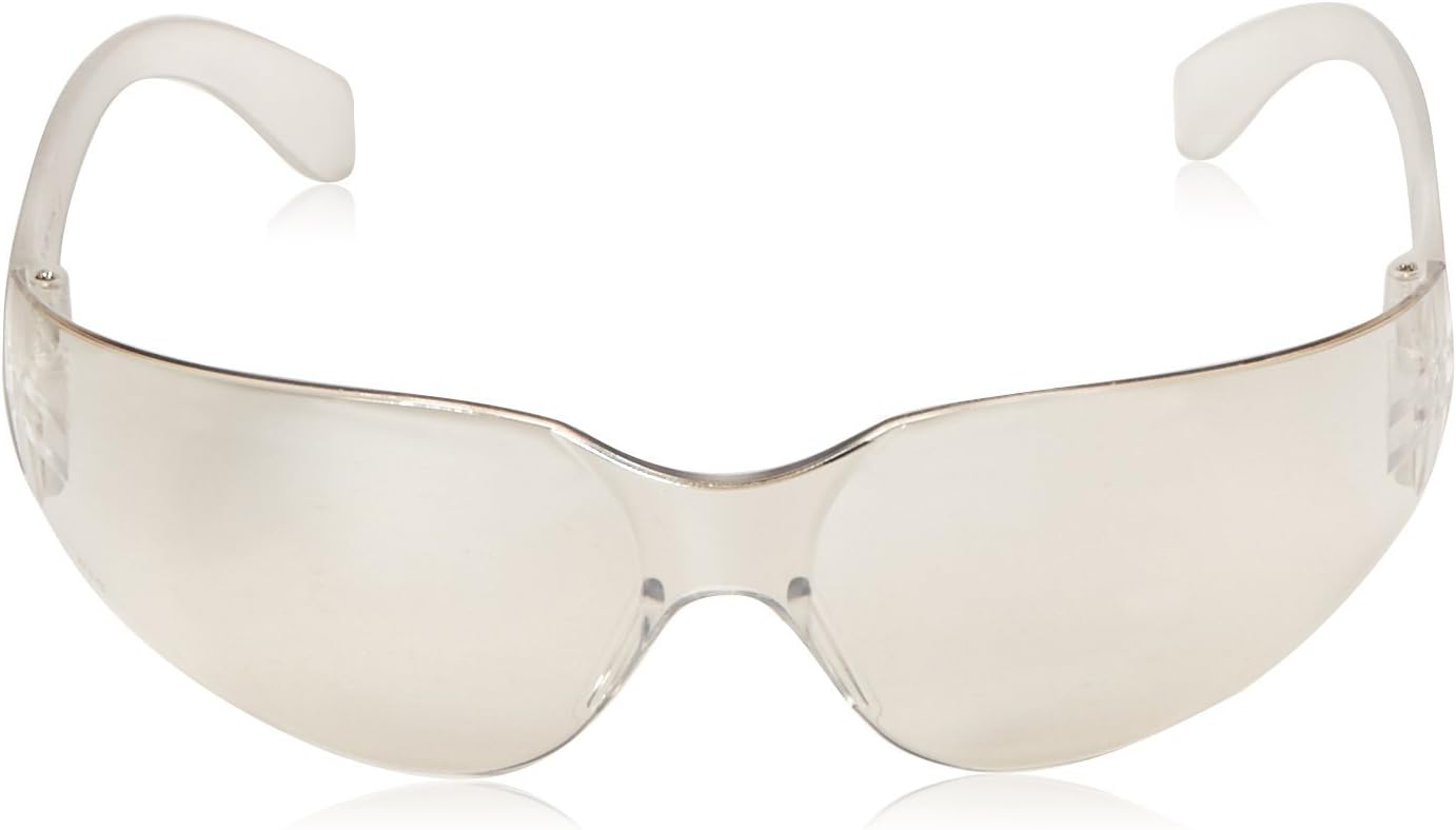 Radians Clear Safety Glasses, Scratch-Resistant, Wraparound, One Size - Safety Glasses - 