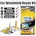 Bamoer Windshield Repair Kit, Car Windshield Repair Tool with Windshield Repair Resin for Windshield Chip and Crack Repair, Bulls-Eye, Spider Web, Star-Shaped, Nicks, Half-Moon Crescents