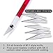 Hobby Blades, UnityStar 120 Pack #11 Blades Fine Point Craft Knife Blades Replacement Carbon Steel Art Blades for Art Work Cutting Carving Paper Sculpture Phone PC Tablet Drone Repair DIY