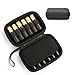 Portable Essential Oil Carrying Case - Hard Shell Case Holds 12 Bottles (Can hold 5ml, 10ml, 10ml Rollers) Travel Size Essential Oils Bag Organizer Perfect for Young Living, doTERRA, and more -Black