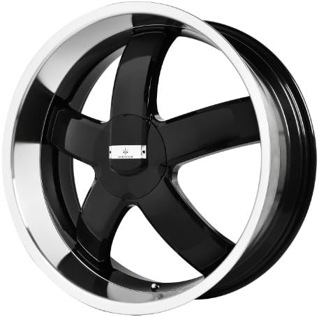 Verde Custom Wheels V32 Skylon Gloss Black Wheel with Machined Lip (18x8"/5x4")