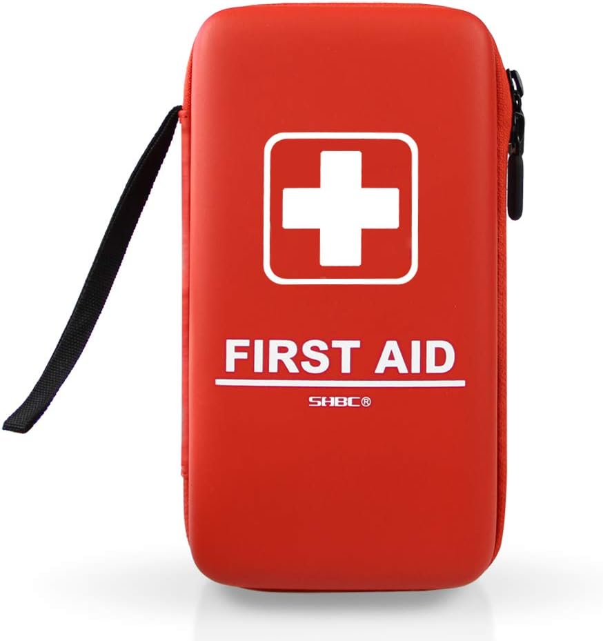 SHBC Compact First Aid Kit (139 Piece) Adventure Medical Kits Waterproof- Includes Emergency Blanket, Fire Starter, Compass, Wire Saw for Survival, Home, Car, Camping, Hiking, Hunting, Sport: Health & Personal Care