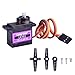 Longruner 10Pcs MG90S Metal Geared Micro Servo Motor 9G for Helicopter Airplane Boat Controls Mini Servo 450 LKY61