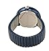 New Ladies Super Large Face Stretch Band Easy to Read Watch (Navy Blue)