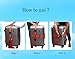 BlueCosto (Pink) Adjustable Luggage Straps Suitcase Travel Accessories Belt 600001-PIN