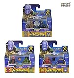 Marvel Avengers Infinity War Minimates Toys R Us Exclusive Set of 3 Two Packs include Iron Man Mark 50 with Thanos, Iron Spider-Man with the Hulk & Teenage Groot with Rocket Raccoon Action Figure