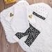 Newborn Baby Girl Boy Top Romper+Pants Leggings Hat Outfits Set (0-3 Months, White&Black)