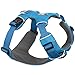 Ruffwear, Front Range Dog Harness, Reflective Soft Padded Everyday Harness with Dual Leash Clips, Adjustable and Lightweight Fit for Training or Walking for All Dogs, Blue Dusk, Medium