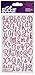 Sticko Sweetheart Pink Script Alphabet Sticker