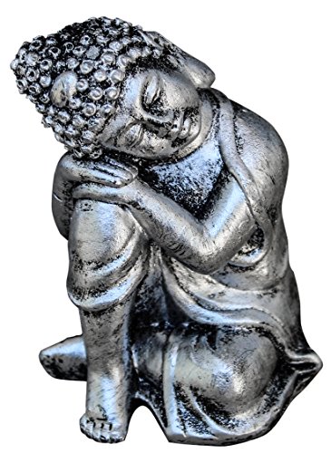 Royal Brands Zen Garden Deluxe Desk Meditation Garden - Buddha Statue, Rake-Sand-Rocks & Incense Holder with Incense - Peace & Tranquility