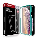 [3 Pack] RANVOO iPhone Xs (2018) iPhone X 5.8 Inch Screen Protector 9H HD Tempered Glass Screen Protector [Anti-Scratch] [Anti-Fingerprint] 3D Touch for Apple iPhone Xs, iPhone X