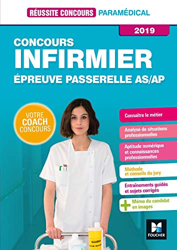 Réussite Concours - IFSI Passerelle AS/AP - Concours d'entrée 2019 - Préparation complète by (Paperback)
