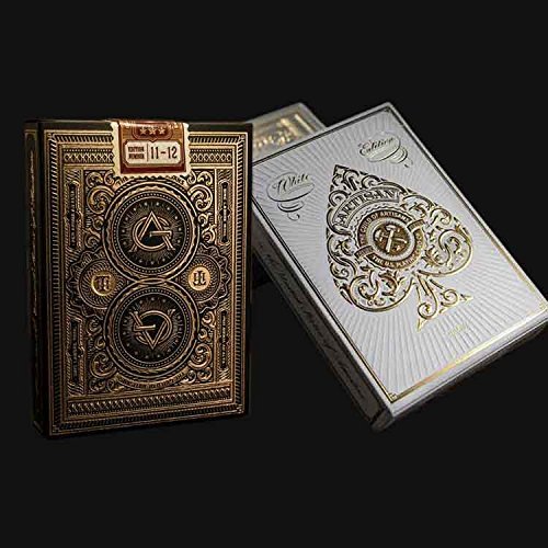 Theory11 Artisans Playing Cards - Black & White Double Deck Set