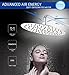 SR SUN RISE 11.8 Inches Rain Shower Head 304 Stainless Steel High Pressure Rainfall Showerhead Chrome Finished Ultra Thin Water Saving