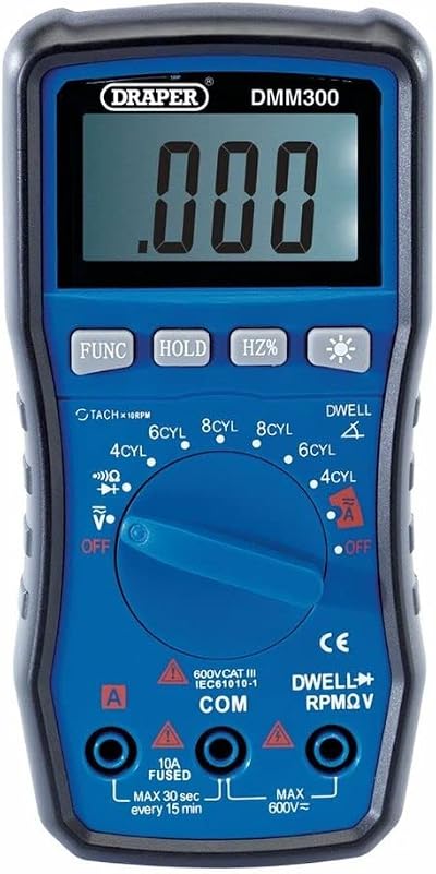 Draper Automotive Digital Multimeter DMM300 DWELL Tach Voltage Current