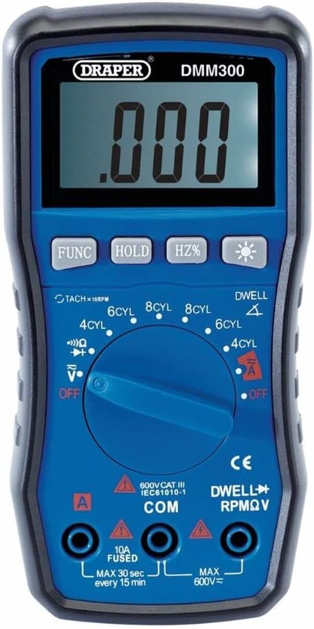 Draper Automotive Digital Multimeter DMM300 DWELL Tach Voltage Current