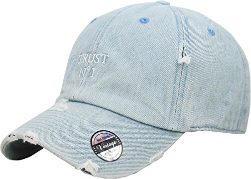 KBETHOS Dad Hat Trust No One Royalty Hustle Vibe Baseball Cap Adjustable Cotton Vintage