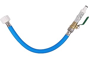 ROCKHEEL Flush Hose Kit for Yamaha Waverunner FX LX VX VXR FXHO SVHO Cruiser GP1800 GP1300 GP1200 AR190 SR230 SX230 VX110 VX for Deluxe for PWC for Jet Ski (Flush Hose Adapter)