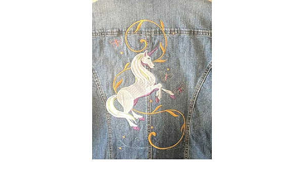 unicorn jeans jacket