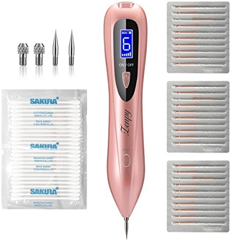Portable Dark Spot Removal, Professional Tattoo Removel Tool for Skin Tag Freckles Dark Spot Skin Pigmentation with Replaceable Needles
