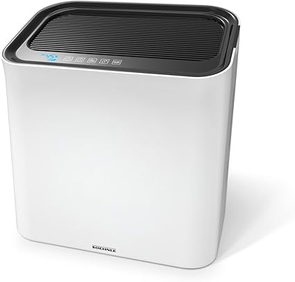 Soehnle Luftwascher Airfresh Wash 500 Fur Gesunde Saubere Naturlich Feuchte Luft Luftreiniger Mit Dreischichtigem Filtersystem Luftbefeuchter Mit Led Display Fur Optimales Raumklima Amazon De Kuche Haushalt