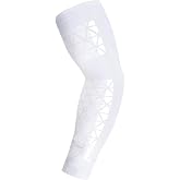 COOLOMG Football Arm Sleeve with Stick Grips Youth &amp; Adult | Compression Football Sleeve &ndash; Forearm and Elbow Protection, Single or Pair