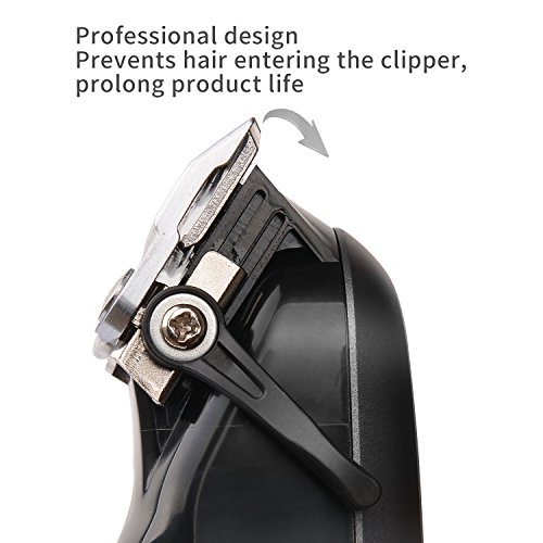 Pro Hair Clipper Set Cordless,BESTBOMG Electric Trimmer Grooming Kit Rechargeable LED Display Stainless Steel Blade for Men Father Gifts with 4 Replaceable Combs and Cleaning Brush - Thumbnail 3