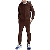 Haloumoning Boys Sweatsuits Kids Active Zip Hoodie Sweatershirt and Jogger Sweatpants 5-14 Years