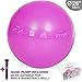LAFIT CLUB 65 cm Pink Exercise Ball - Yoga Ball with Pump - Gym Ball for Yoga - Stability Swiss Sitting Fit Ball - Ball for Workout and Gym